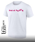 Adwoa Aboah wearing Out of Order shirt