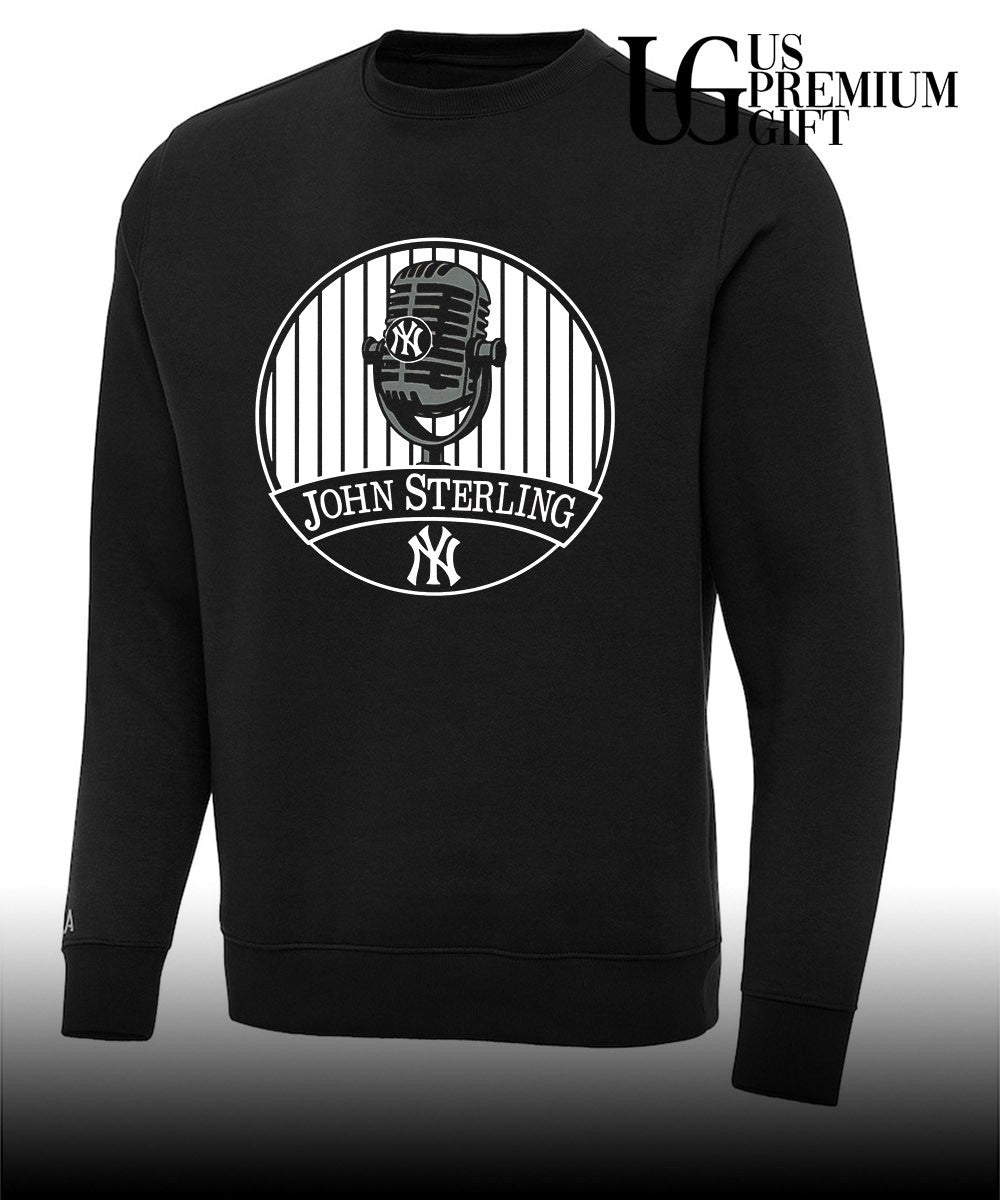 Yankees memorial patch for John Sterling shirt