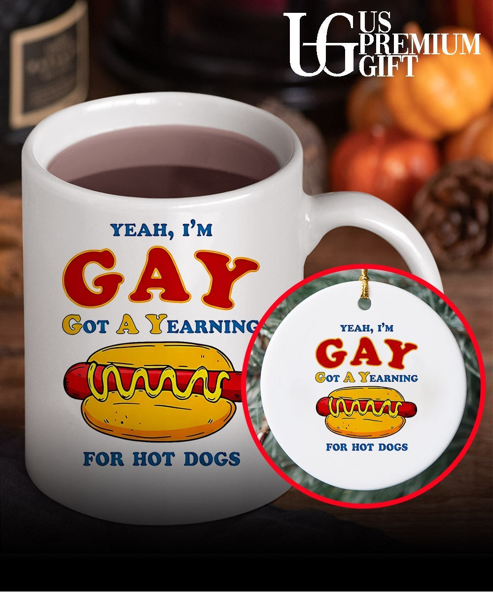 Yeah I’m Gay Got A Yearning For Hot Dogs shirt