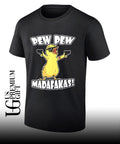 Yellow Duck Carries Pistol Letter shirt