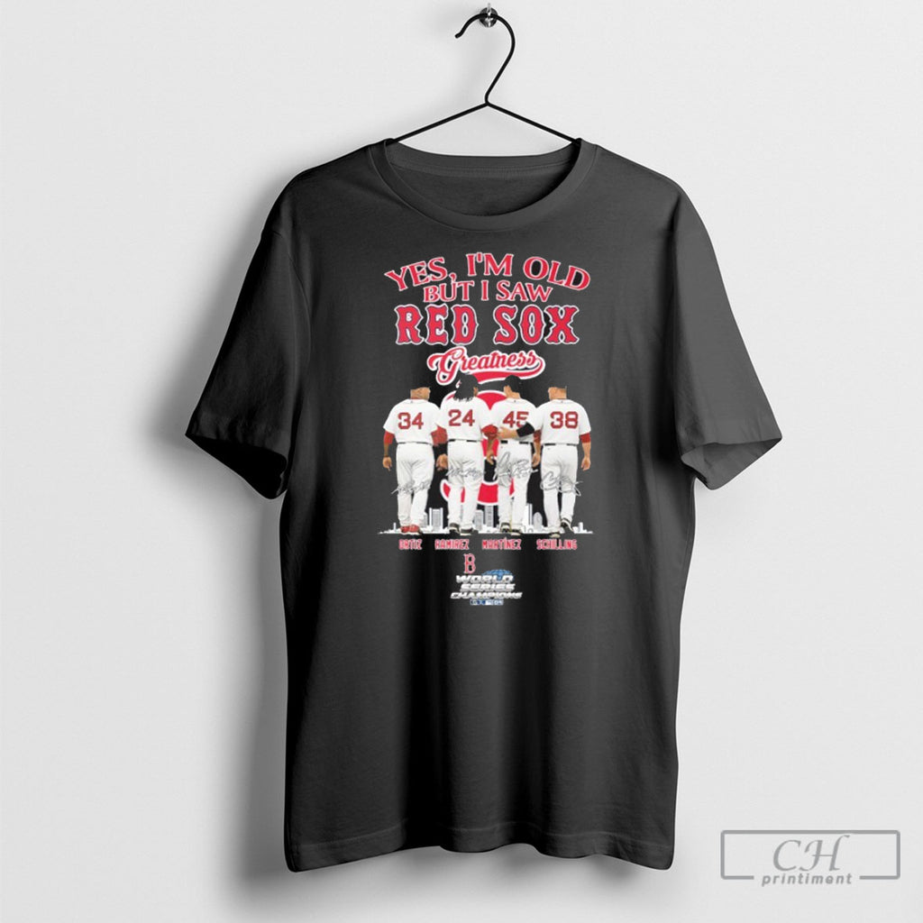 Yes Im Old But I Saw Boston Red Sox David Ortiz Manny Ramirez Pedro Martinez
