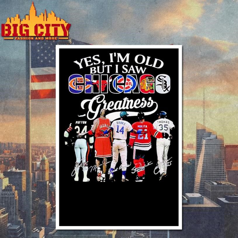 Yes, I’m Old But I Saw Chicago Sport Team Greatness 2026 Vintage Shirt
