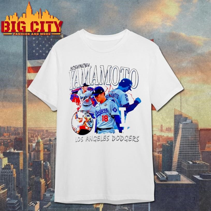 Yoshinobu Yamamoto Los Angeles Dodgers Graphic Shirt