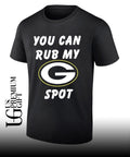 You can rub my Green Bay Packers Spot logo shirt