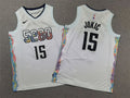 Youth Denver Nuggets #15 Nikola Jokic Youth 25 Nuggets 15 # Nikola - Jokic White City Edition Style 1