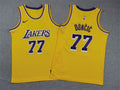 Youth Los Angeles Lakers #77 Luka Doncic Youth Lakers 77 # Doncic Yellow Style 1