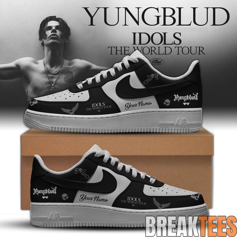 Yungblud “IDOLS – The World Tour” Custom Air Force 1 Sneaker