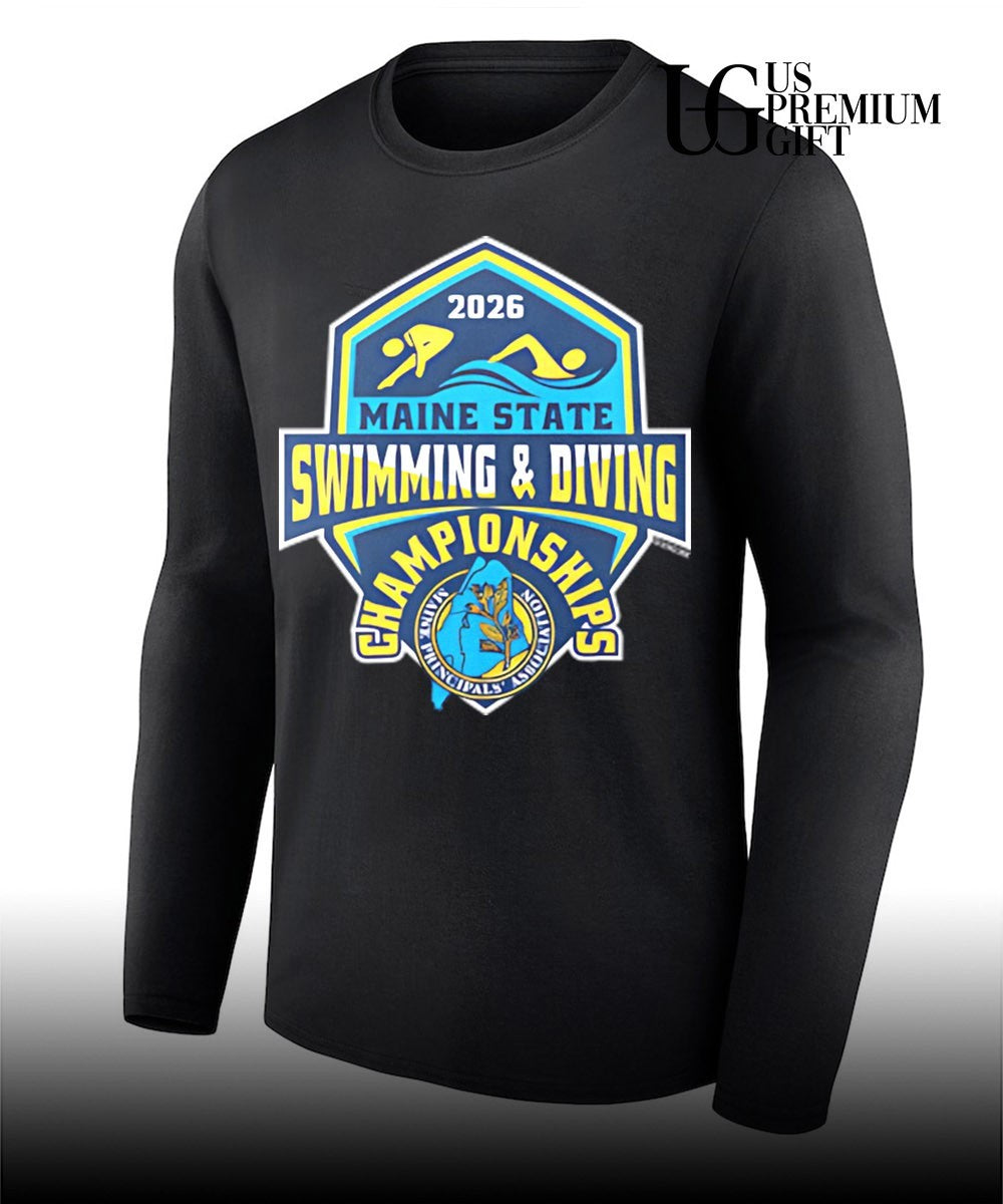 MPA Maine State Swimming & Diving Championships 2026 T-shirt