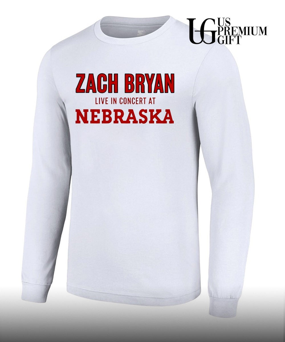 Zach Bryan live in concert at Nebraska 2026 shirt