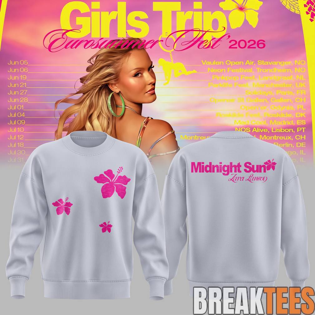 Zara Larsson Girls Trip Eurosummer Fest 2026 Grey Sweatshirt
