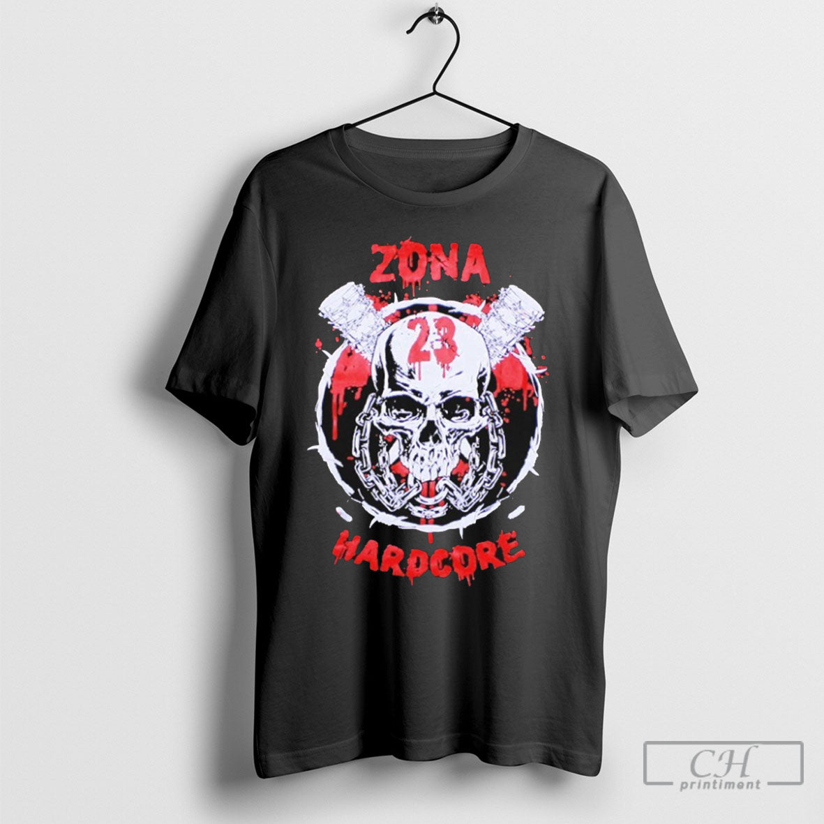 Zona 23 Hardcore Skull Logo