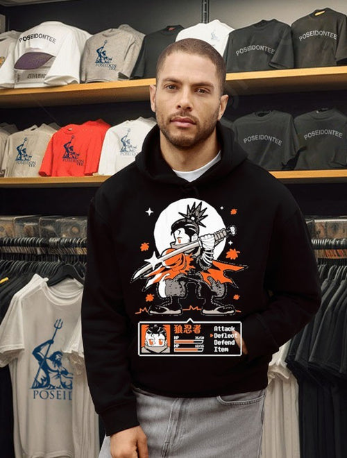 A Ghost Wolf Goblin Tengu T-shirt