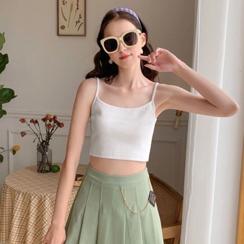 Padded Vest Women's Short Summer Navel Wrapped Chest 2025