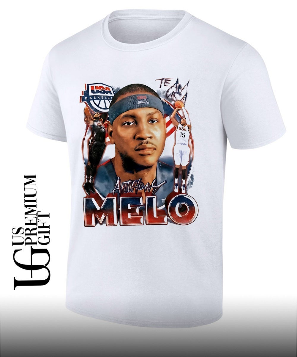 Carmelo Anthony player Team USA basketball vintage shirt