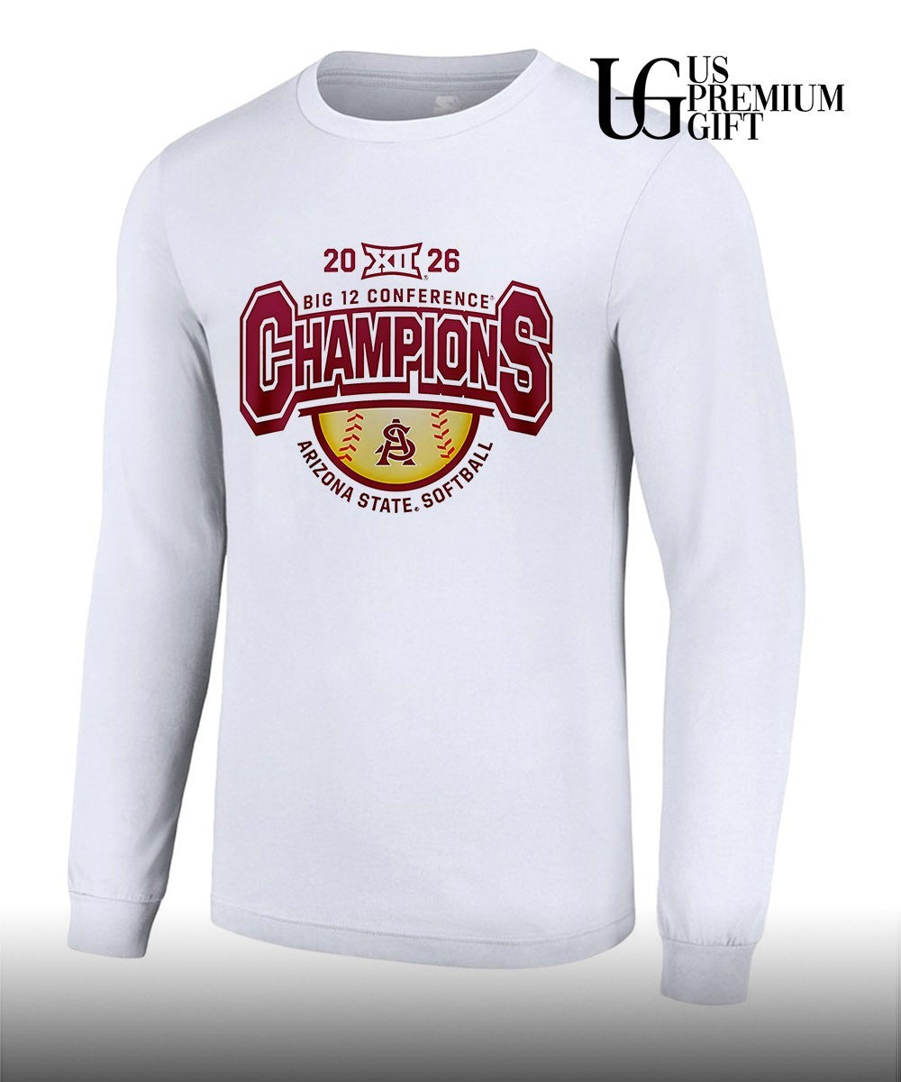 Arizona State Sun Devils Softball Big 12 Tournament Champions 2026 shirt