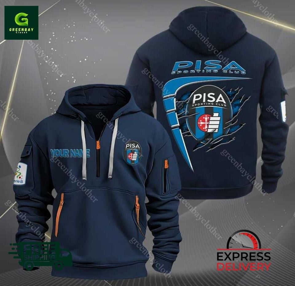 AC Pisa 1909 Personalized Quarter Zip Hoodie
