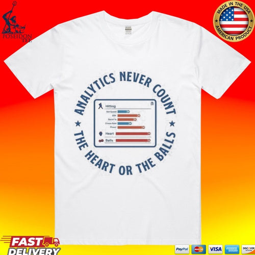 Analytics Never Count The Heart Or The Balls T-shirt