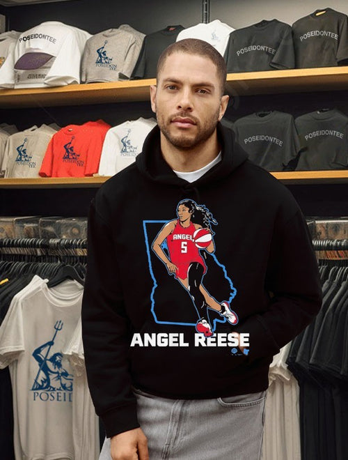 Angel Reese State Star Atlanta Basketball T-shirt