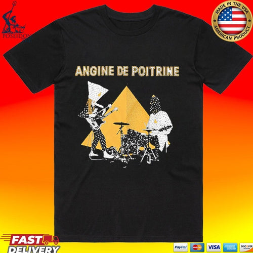 Angine De Poitrine French Indie Rock Band T-shirt