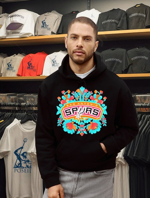 Antonio Spurs Fiesta Basketball Floral Nba Playoffs 2026 T-shirt