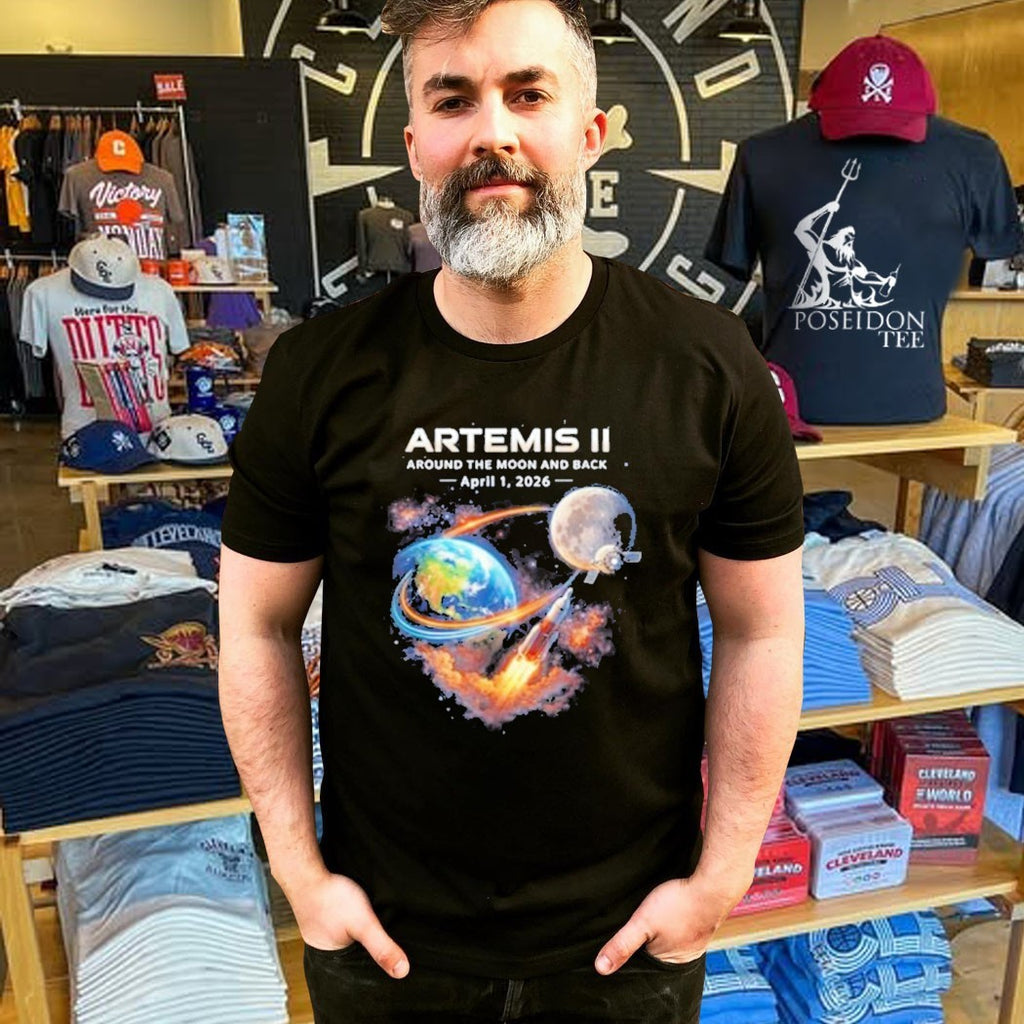 Artemis Ii Rocket Space Launch Back To The Moon Mission 2026 T-shirt