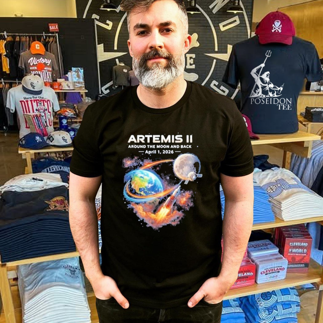 Artemis Ii Rocket Space Launch Back To The Moon Mission 2026 T-shirt