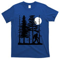 Bigfoot Hiding In Forest For Sasquatch Believers Gift T-Shirt