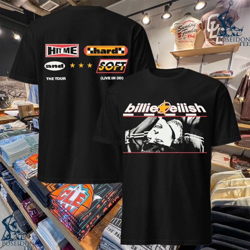 Billie Eilish Billie Upside Down Live In 3d T-shirt