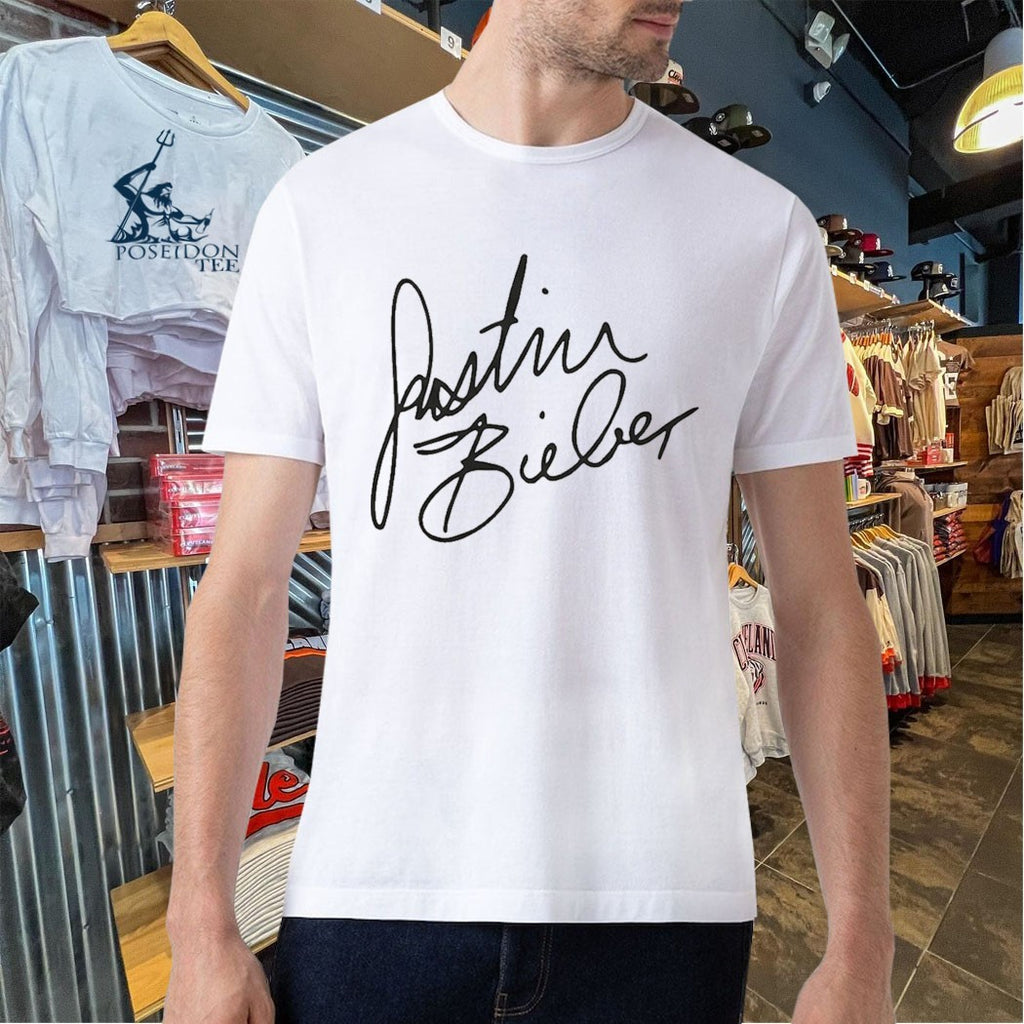 Billie Eilish Wearing Justin Bieber T-shirt