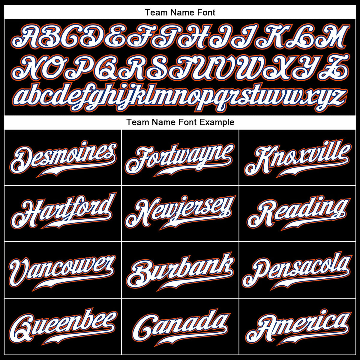 Custom Black White Pinstripe White-Orange Authentic Baseball Jersey