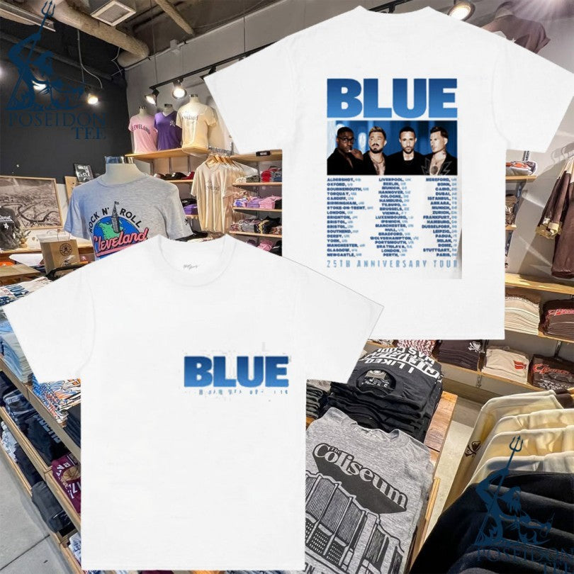 Blue 25th Anniversary Tour T-shirt