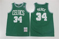boston celtics #34 paul pierce Celtics 34 # Green Retro Edition 07--08 Season Jersey
