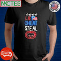 Lie cheat $teal shirt