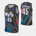 brooklyn nets #45 keon johnson city edition swingman jersey