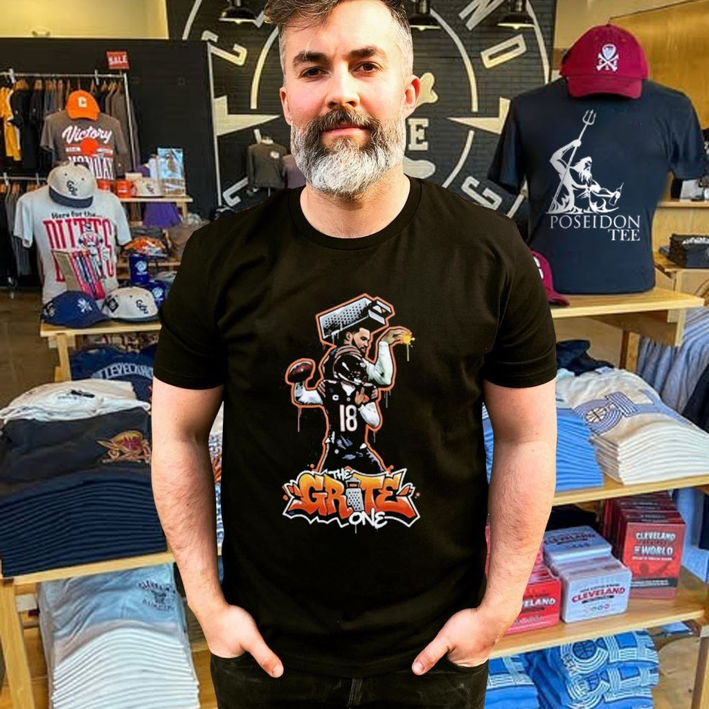 Caleb Williams Iceman The Grate One Chicago Bears T-shirt