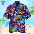 Car Green Red To Dream Stunning Style Hawaiian Shirt For Men And Women