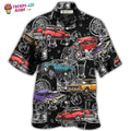 Car I Like Muscle Cars And Whiskey Hawaiian Shirt - Trendy Aloha