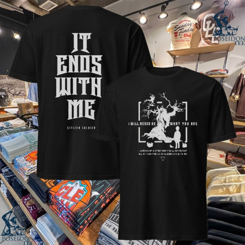 Citizen Soldier It Ends With Us Grey T-shirt