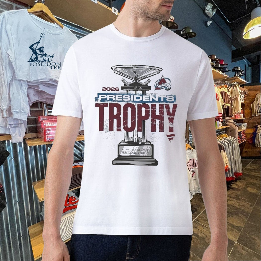 Colorado Avalanche Nhl 2026 Presidents Trophy Winner Stanley Cup Playoffs 2026 T-shirt