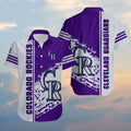 Colorado Rockies and Cleveland Guardians Dual-Tone Hawaiian Shirt
