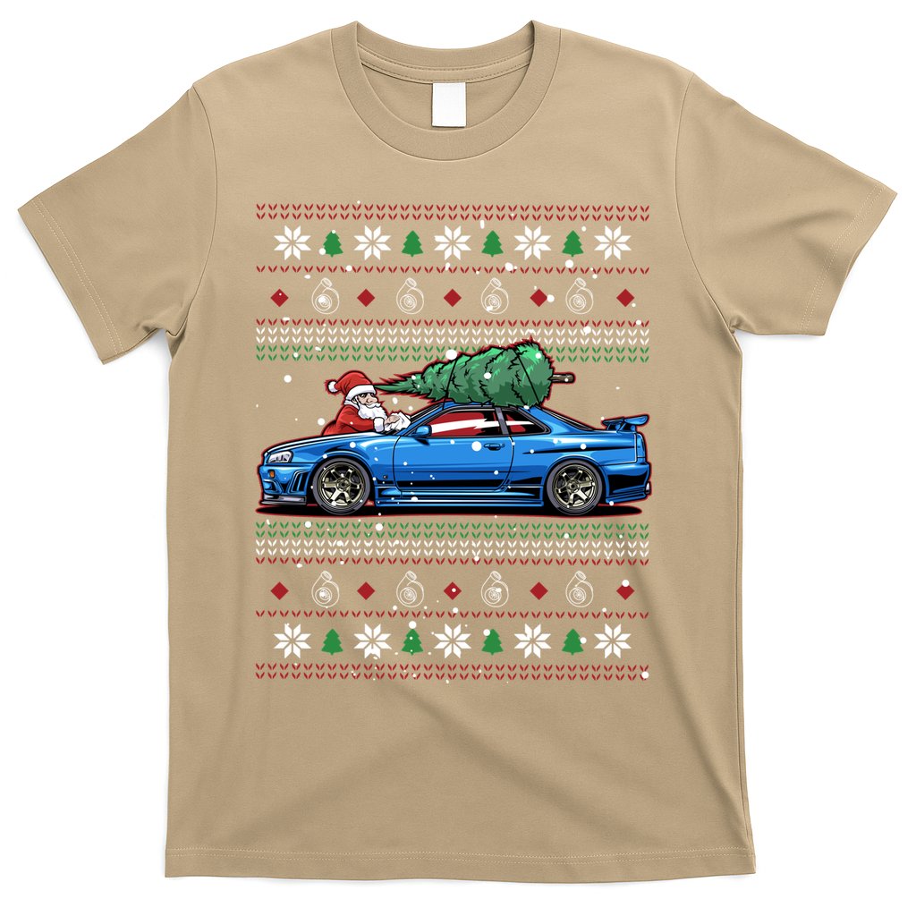 Christmas Ugly Nissan Skyline R34! Best Car Guy Gift! Classic T-Shirt