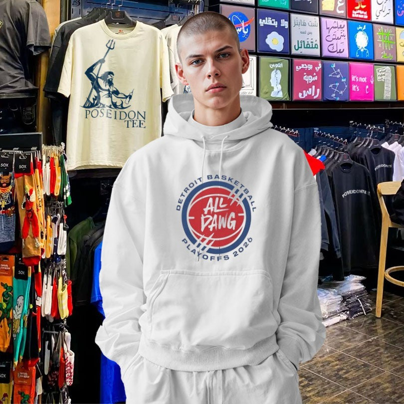 Detroit Basketball All Dawg Playoffs 2026 T-shirt