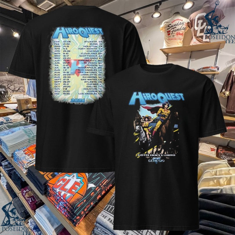 Dim Mak Hiroquest Fort Worth Collect A Con Exclusive Charcoal T-shirt