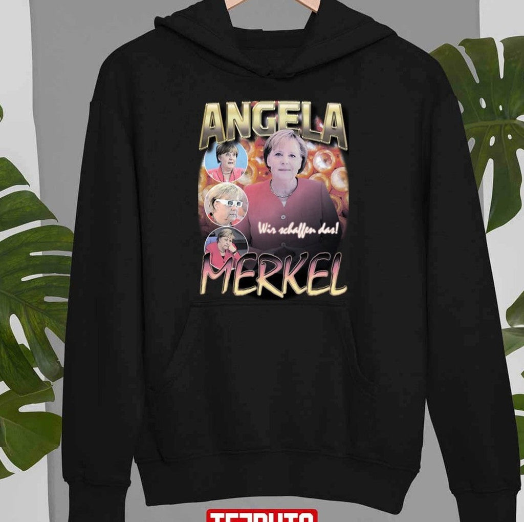 Angela Merkel Vintage Bootleg 90s Unisex T-Shirt