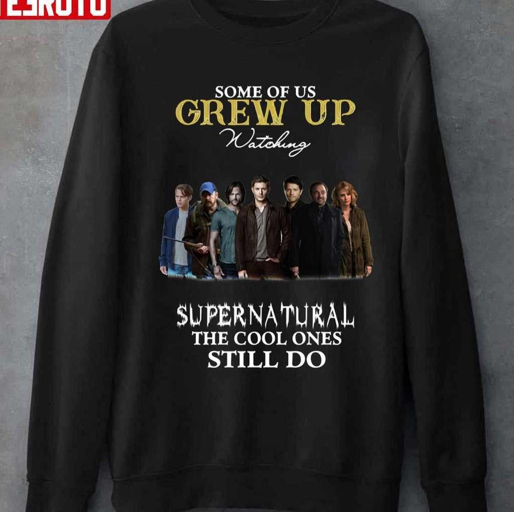 Some Of Us Grew Up Watching Supernatural Movie Vintage Gift Unisex T-shirt