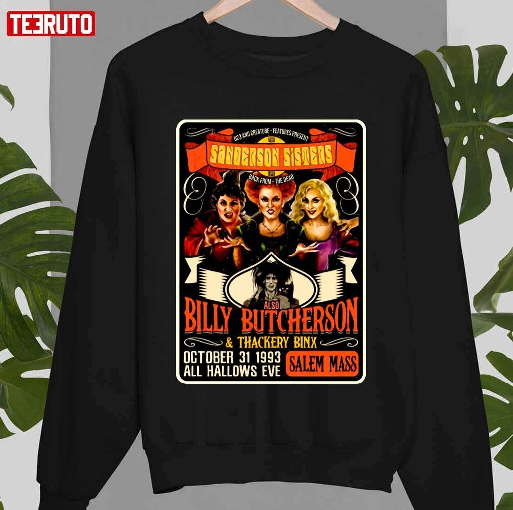 Sanderson Sister Billy Butcherson Halloween Unisex T-Shirt