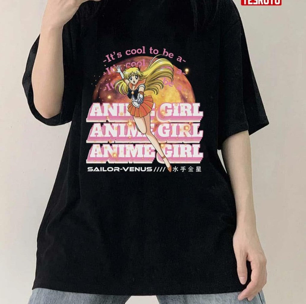 Sailor Venus Anime Girl Sailor Moon Vintage 90s Unisex Sweatshirt