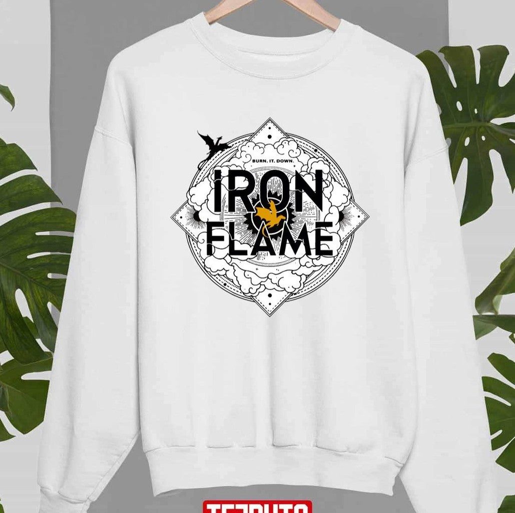 Novel Art Iron Flame Unisex Sweatshirt