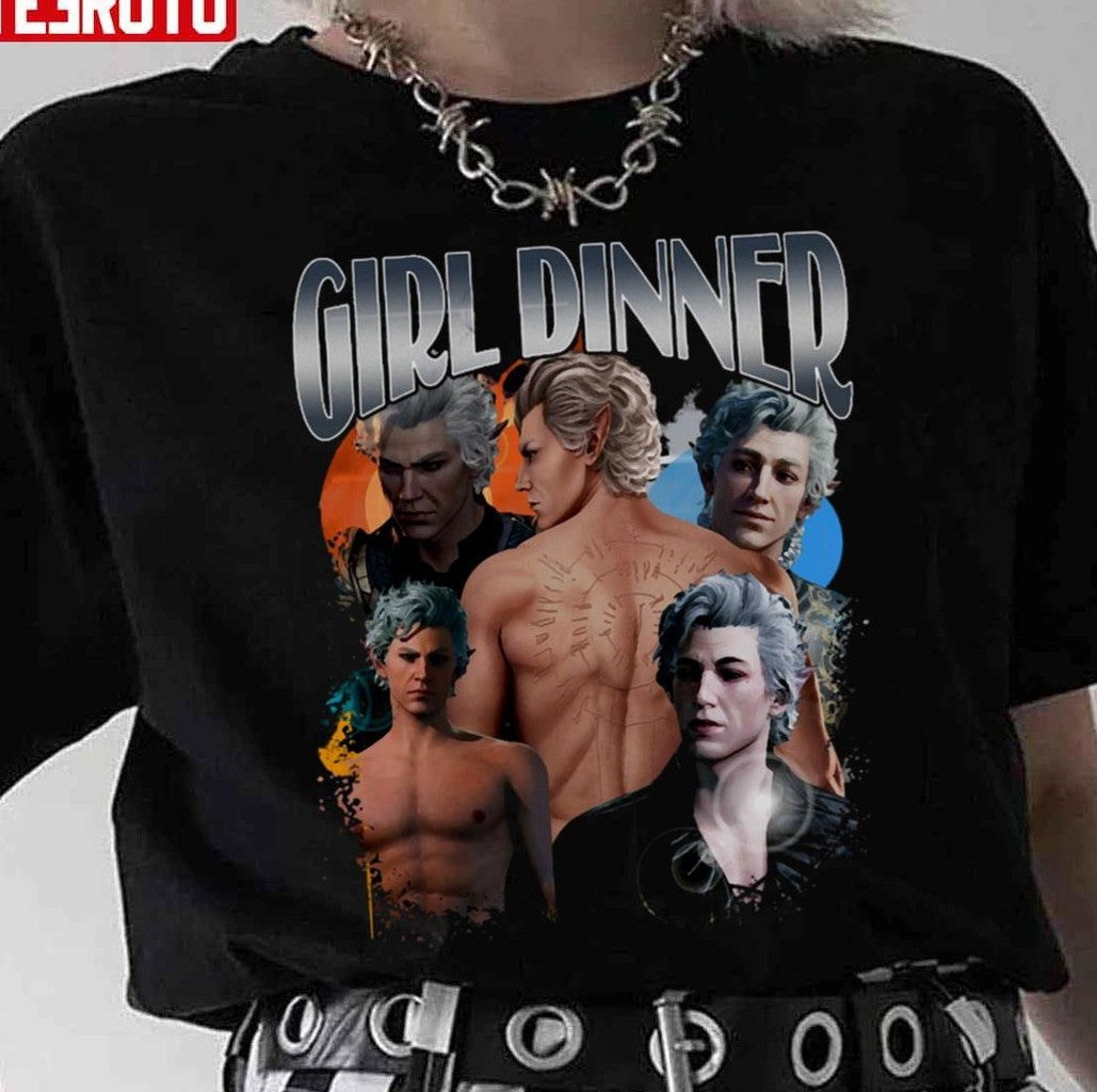 Astarion 2023 Girl Dinner Baldur's Gate Unisex T-Shirt