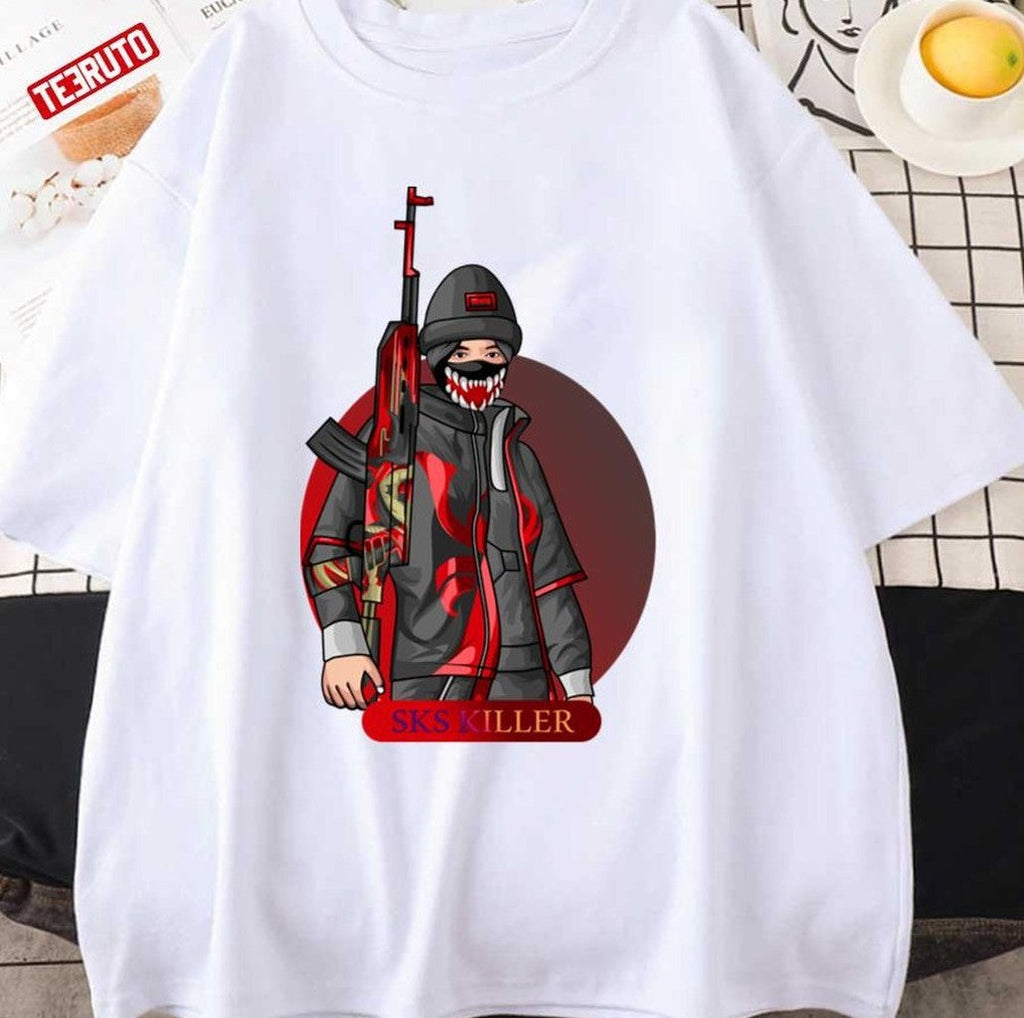 Sks Killer Pubg Mobile Unisex T-shirt